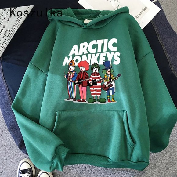 Comfortable Rock Arctic Monkeys Print Hoodie Hip Hop Coats Rapper Sweater Unisex - Picture 6 of 10